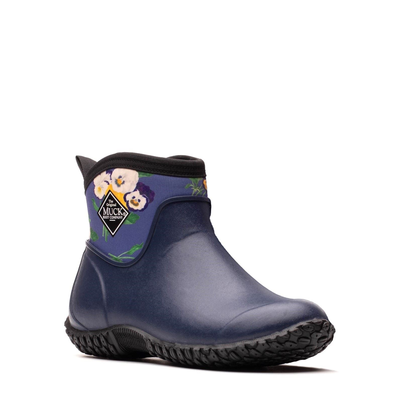 Muck Boots Muckster II Ankle Rubber Women's Navy Wellington Boots