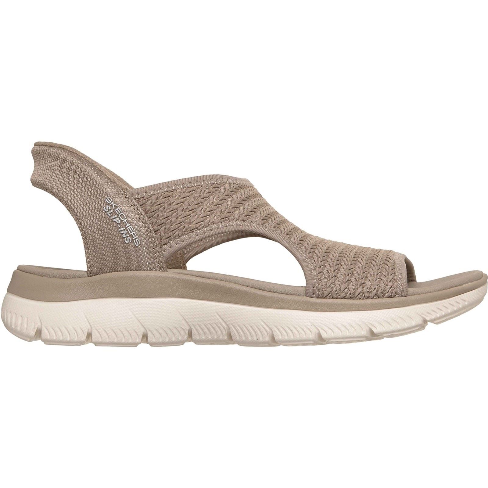 Skechers Summits Sweetly Evolved Textile Women's Taupe Standard Sandals