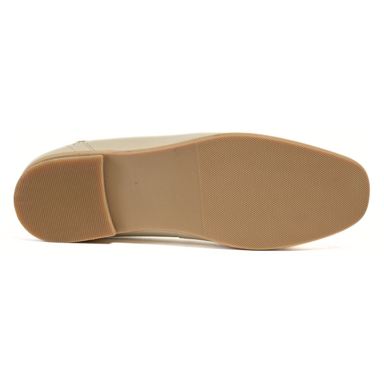 Pod Priya Leather Women's Taupe Flats