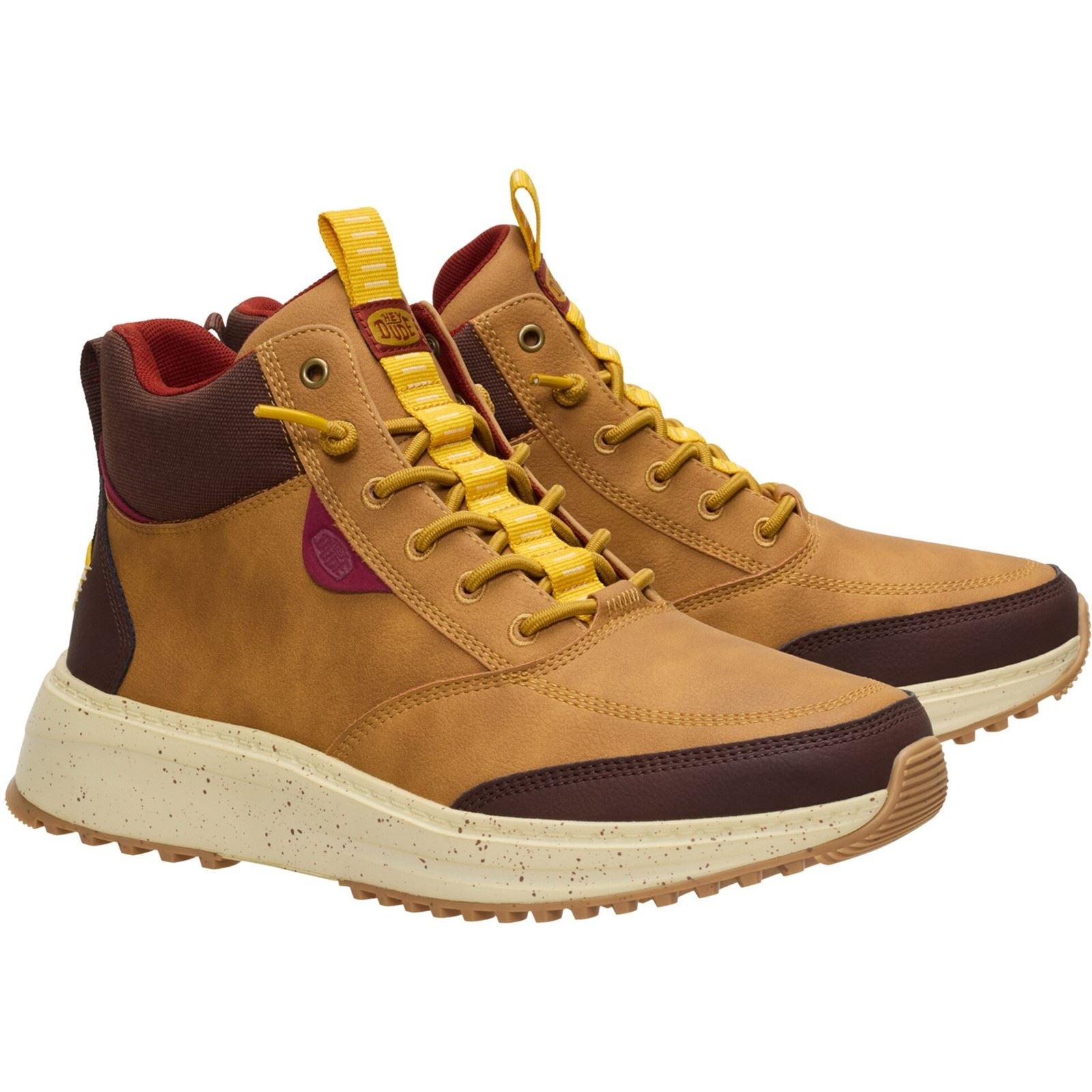 HEYDUDE Tahoe Classic Polyurethane Men's Wood Thrush/Multi Ankle Boots