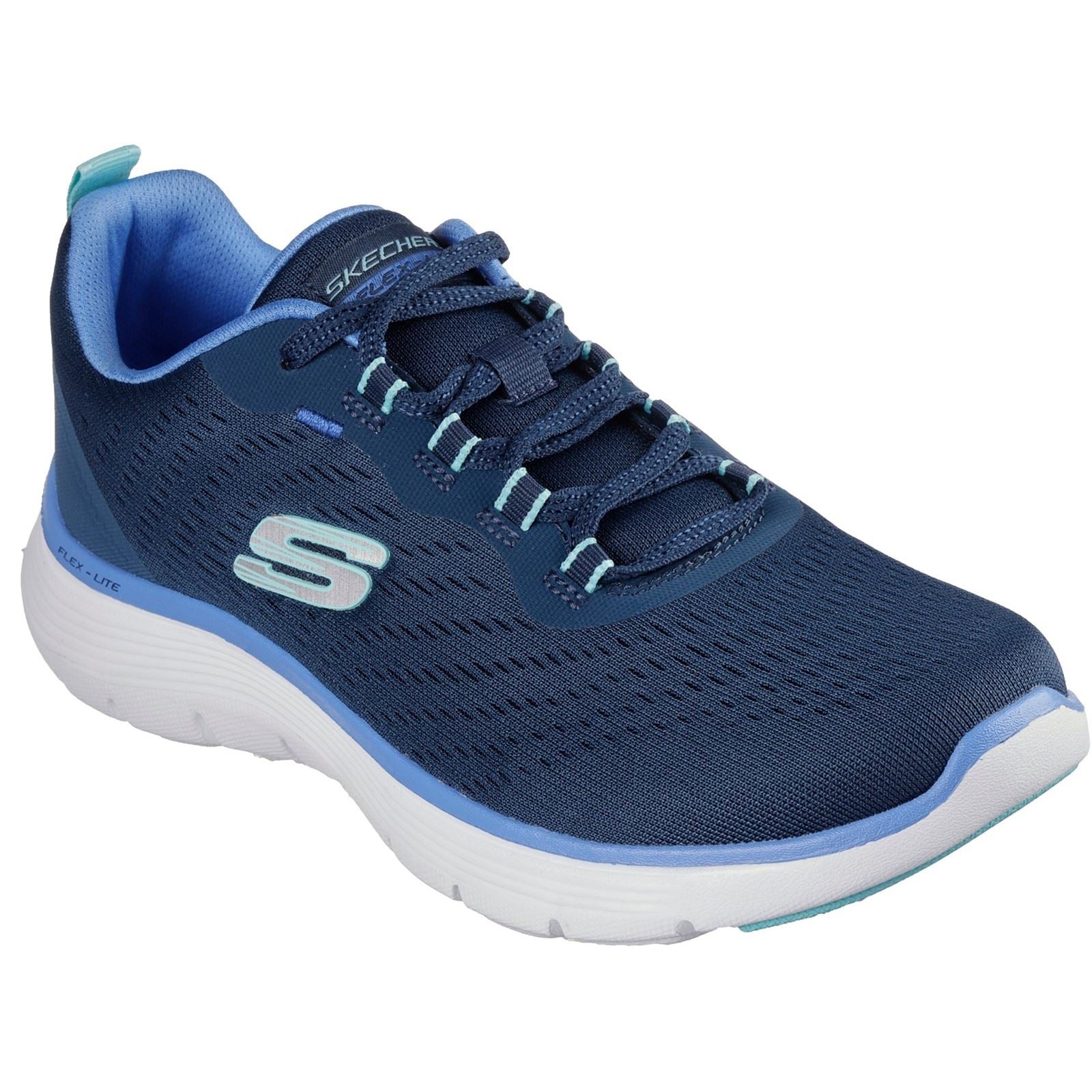 Skechers Flex Appeal 5.0 Textile Women's Navy/Blue Trainers