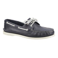 Sperry Authentic 2 Eye Leather Men's Navy Boat Shoes