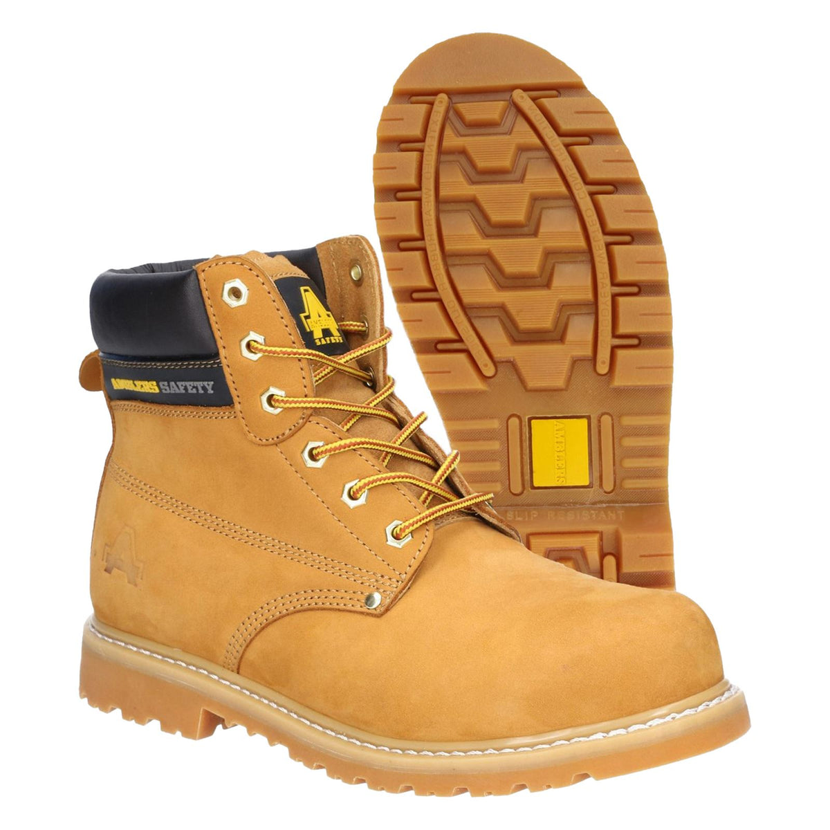 Amblers Safety FS7 Nubuck Honey Safety Boots