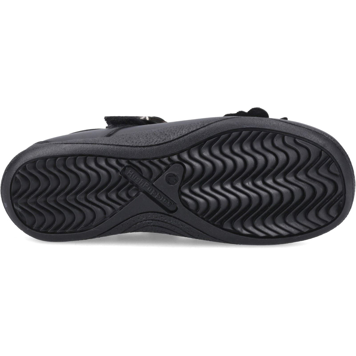 Hush Puppies Julie Ballerina Leather Black Shoes