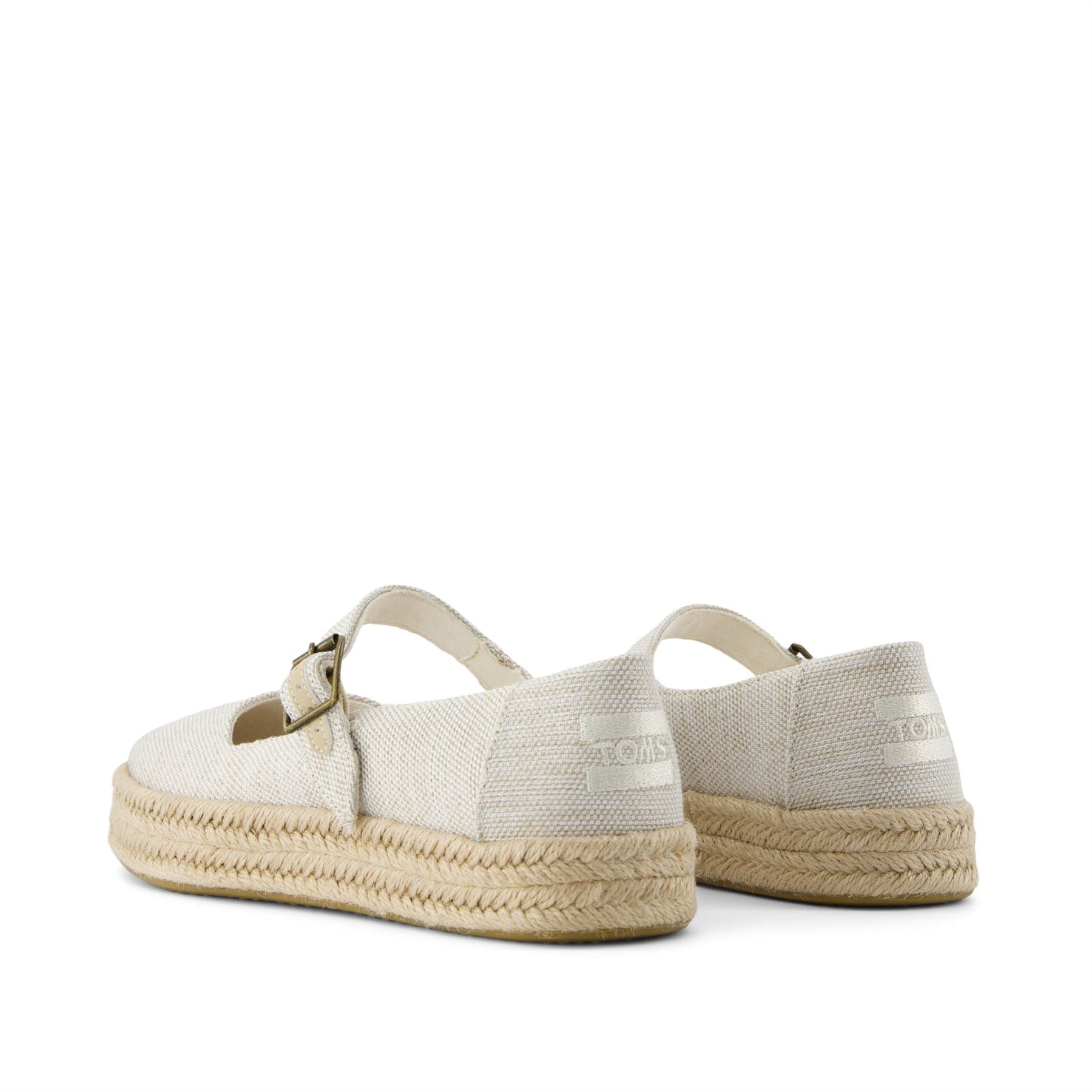 TOMS Carolina Mary Jane Textile Women's Natural Espadrilles