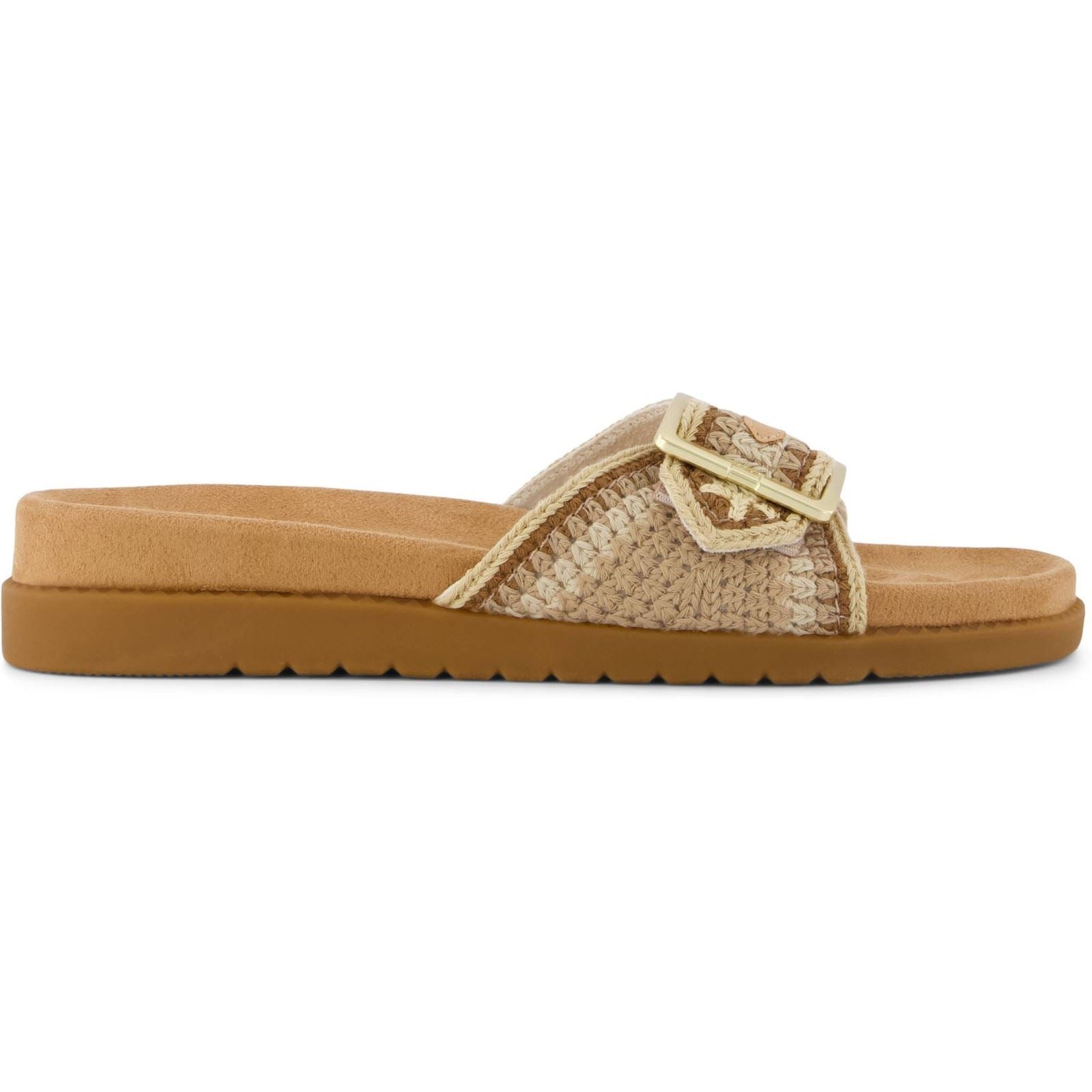 TOMS Marin Slide Textile Women's Almond Multi Sandals