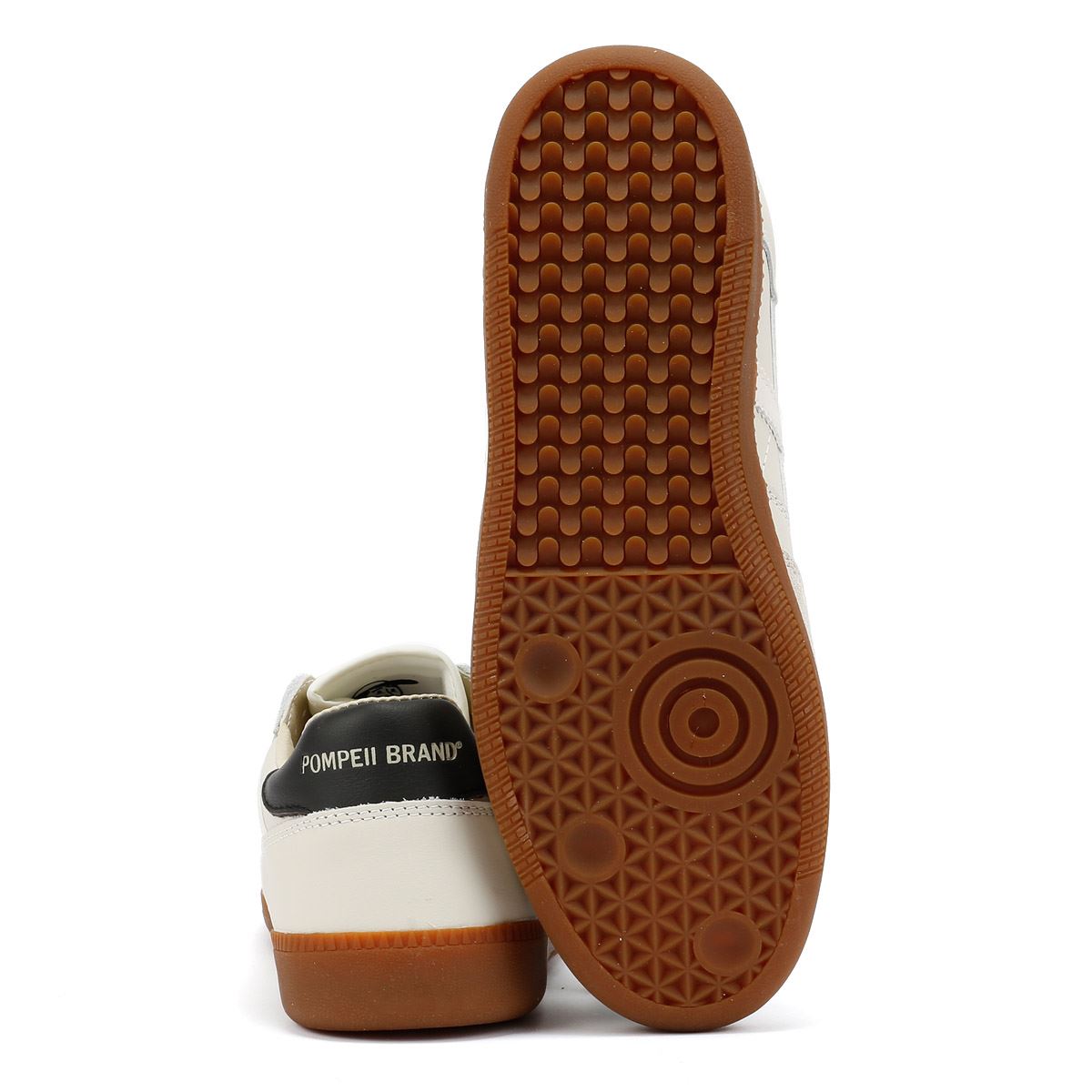 Pompeii Elan Sala Leather Men's Ecru Trainers