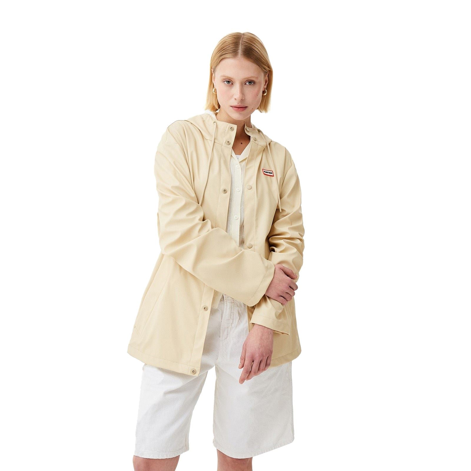 Hunter Izzy Hooded Grey Jacket