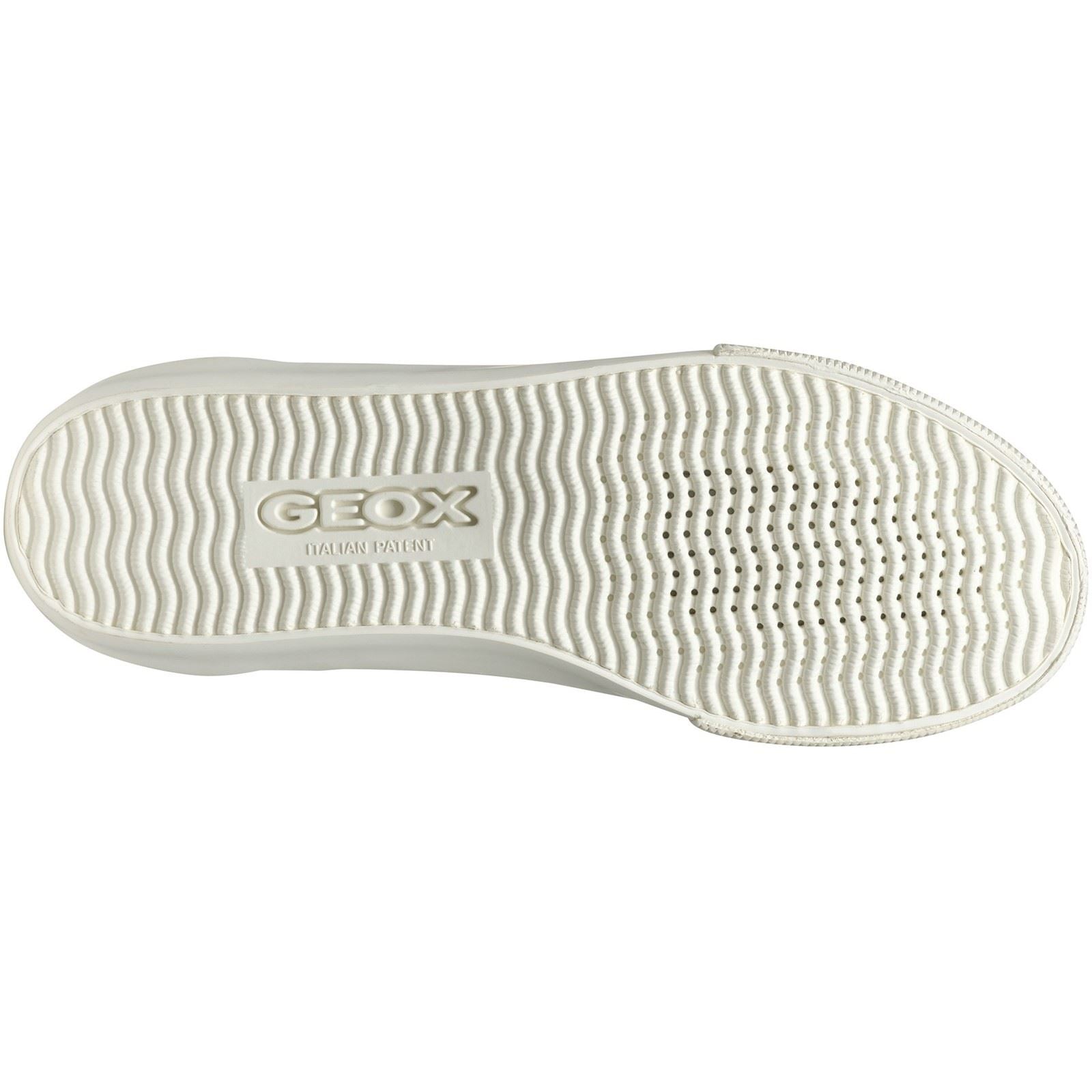 Geox D EMMELENY Women's Optic White/Light Gold Trainers