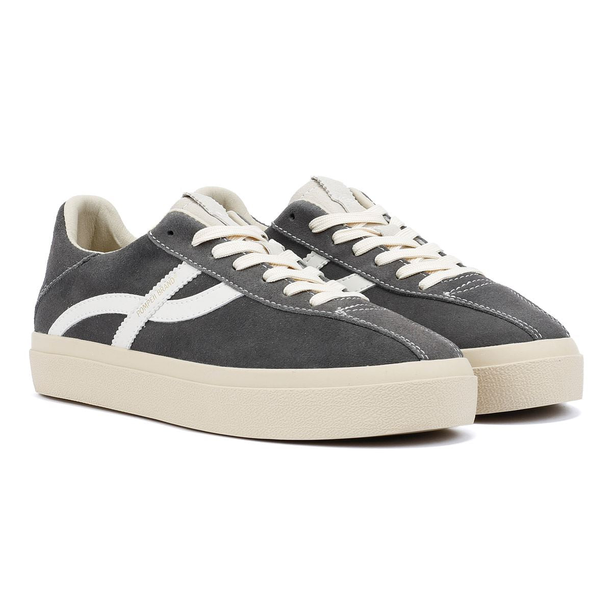 Pompeii Dart Suede Men's Grey/Ecru Trainers