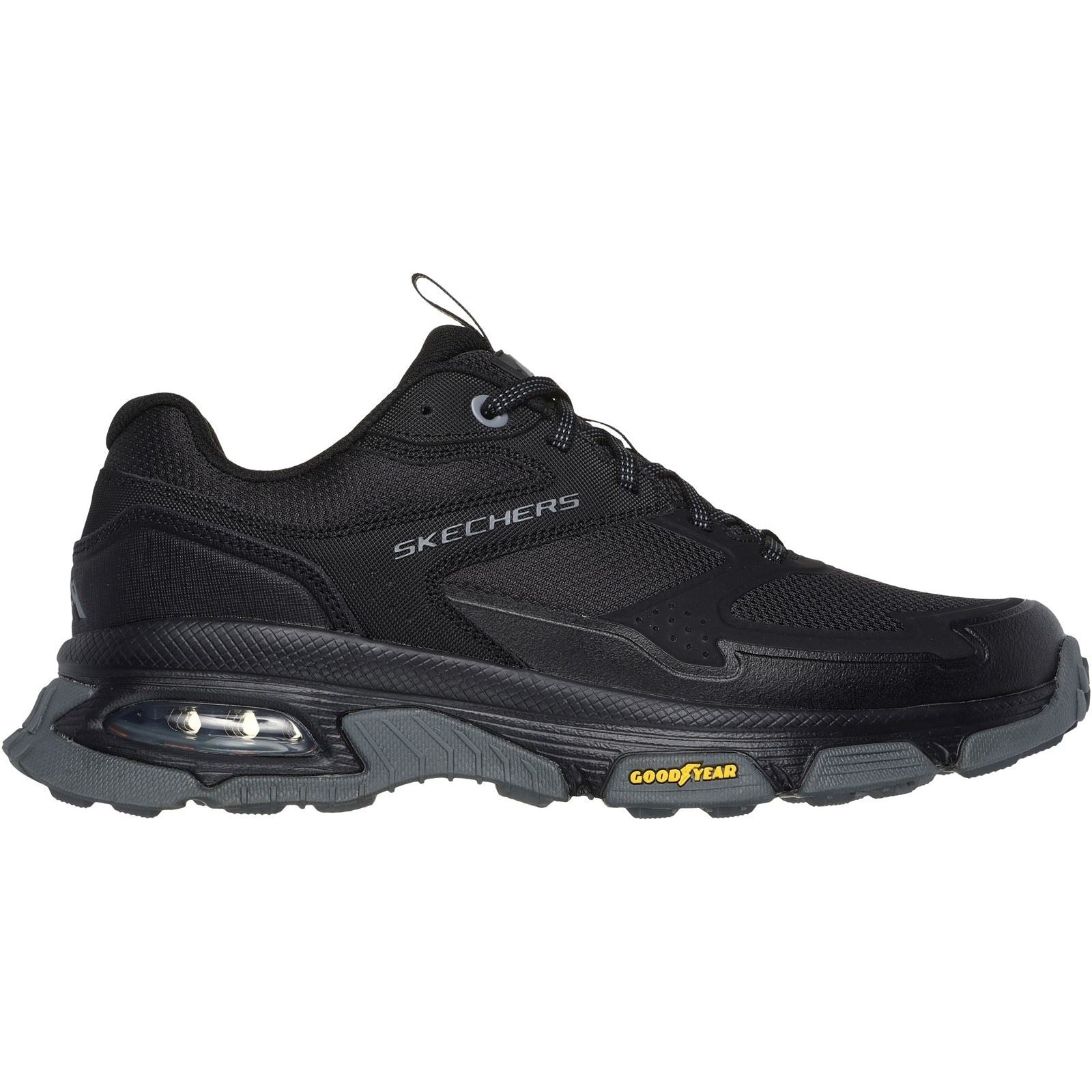 Skechers Skech-Air Sleek Envoy Leather Men's Black Hiking Boots