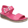 Hush Puppies Ellie Leather Women's Fuchsia Sandals