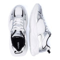 Hugo Leon Tennis Women's Silver/Black Trainers