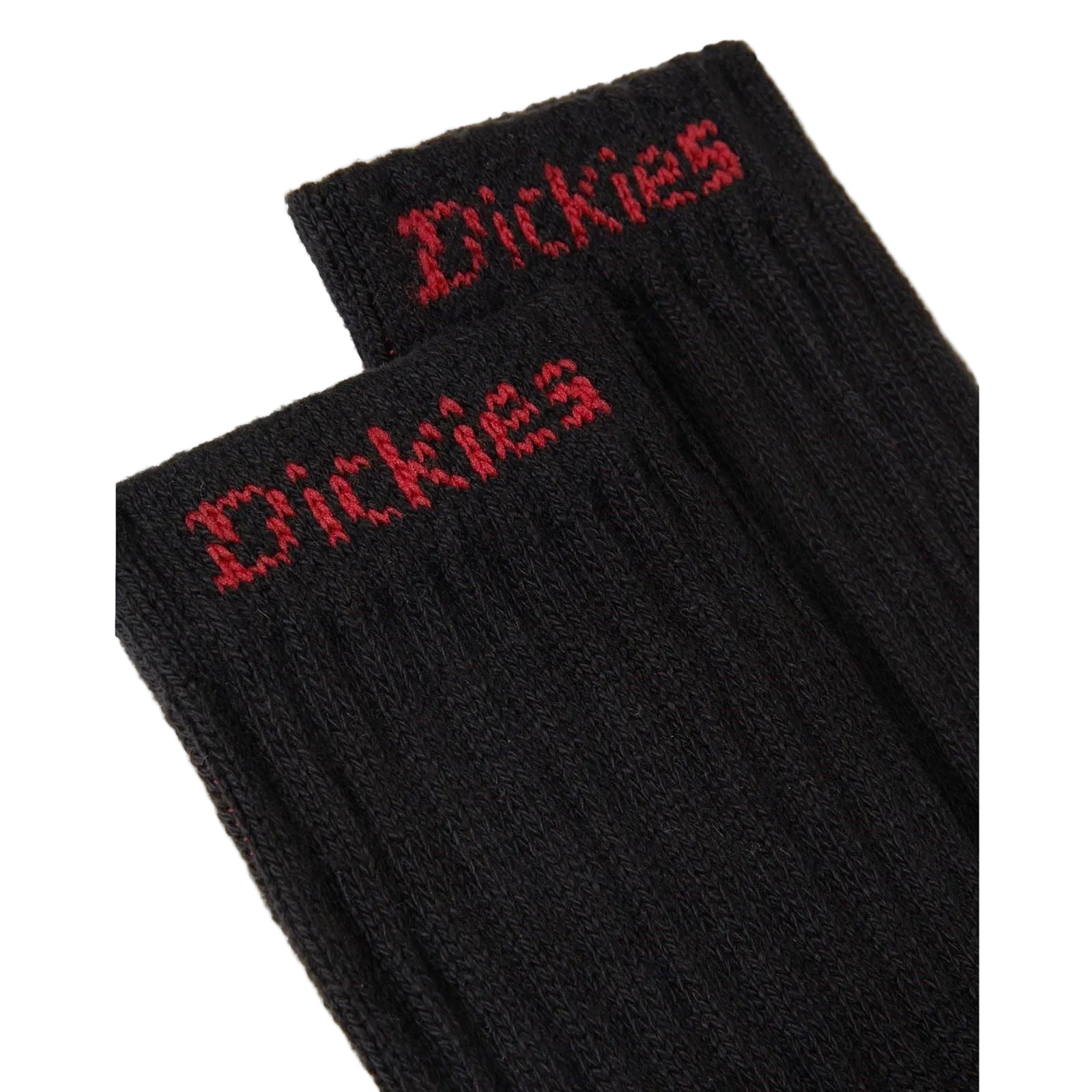 Dickies Industrial Cotton Men's Black Work Socks