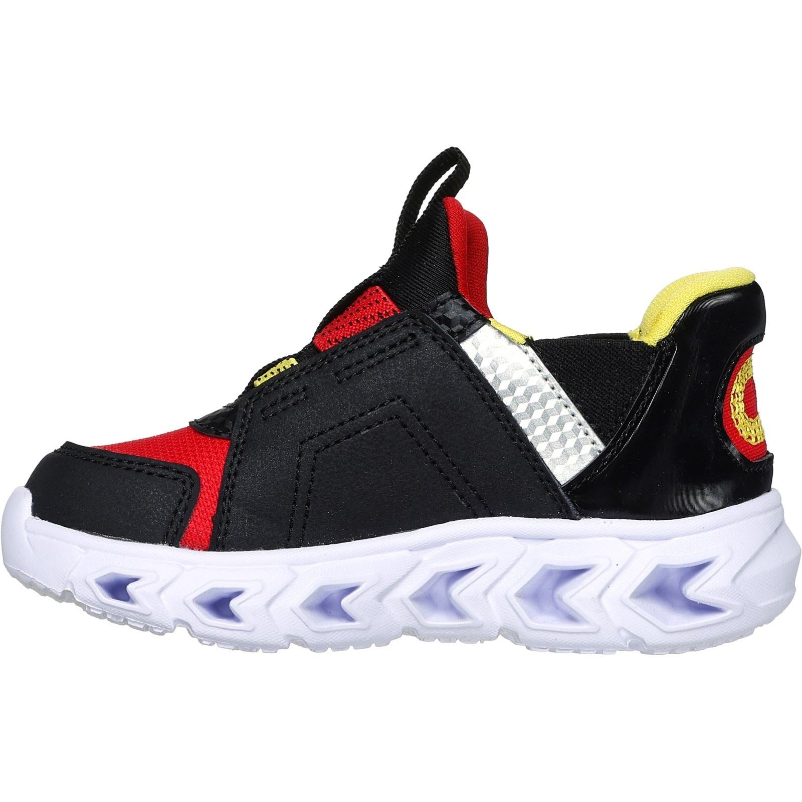 Skechers Hypno-Flash 2.0 - Vexlux Boy's Black/Red Trainers