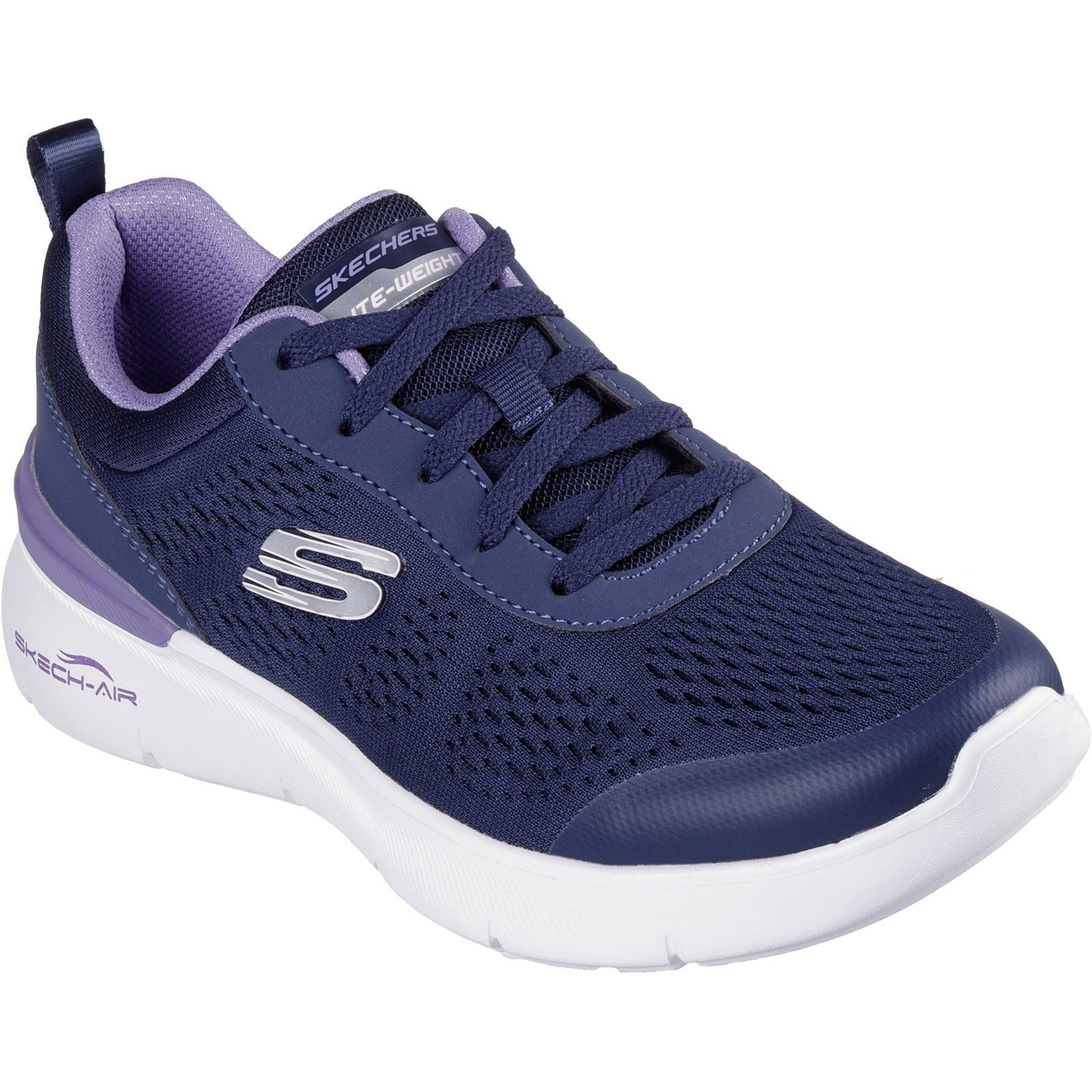 Skechers Skech-Air Dynamight 2.0 New Heights Textile Women's Navy/Lavender Trainers