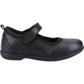 Hush Puppies Bianca Leather Youth Girl's Black Shoes