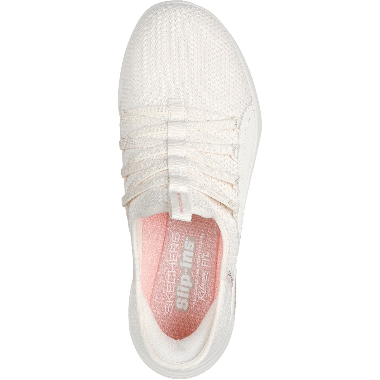 Skechers Relaxed Fit Sport - Ballet Chic Textile Women's Off White Trainers