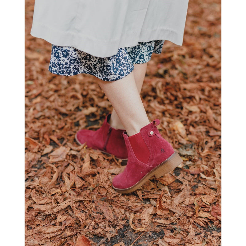 Hush Puppies Maddy Suede Women's Bordo Boots