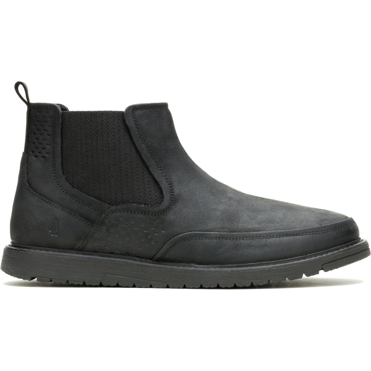 Hush Puppies Jenson Leather Men's Black Boots