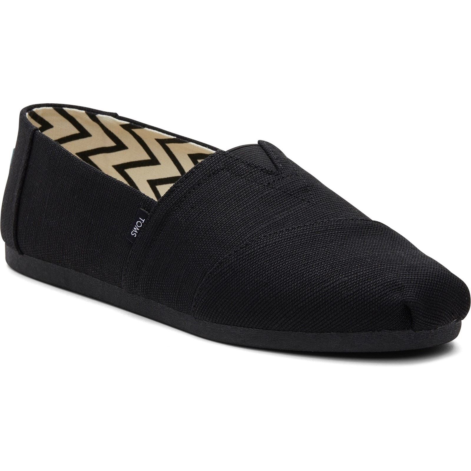 TOMS Alpargata Cotton Women's Black Sandals