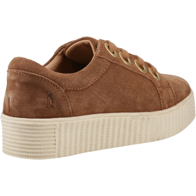 Hush Puppies Tamsin Suede Women's Tan Trainers