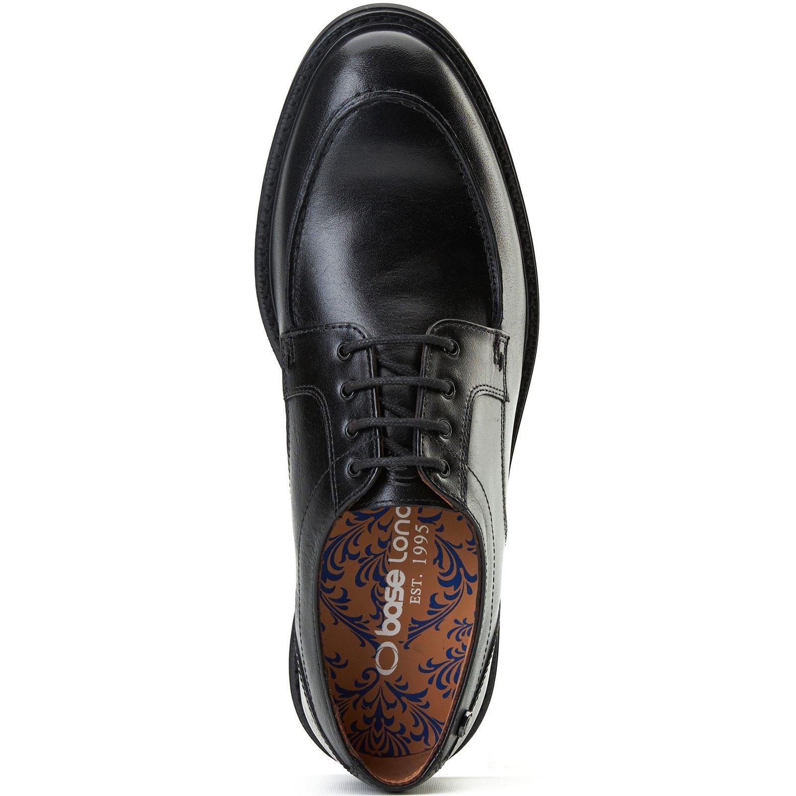 Base London Surrey Leather Men's Black Brogues Shoes