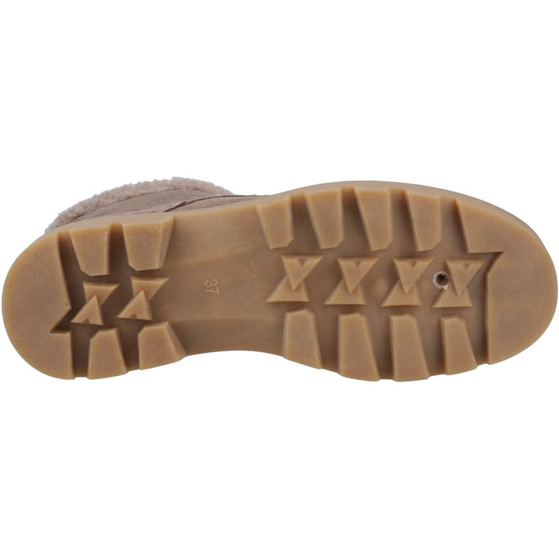 Hush Puppies Aurelia Suede Women's Taupe Winter Ankle Boots