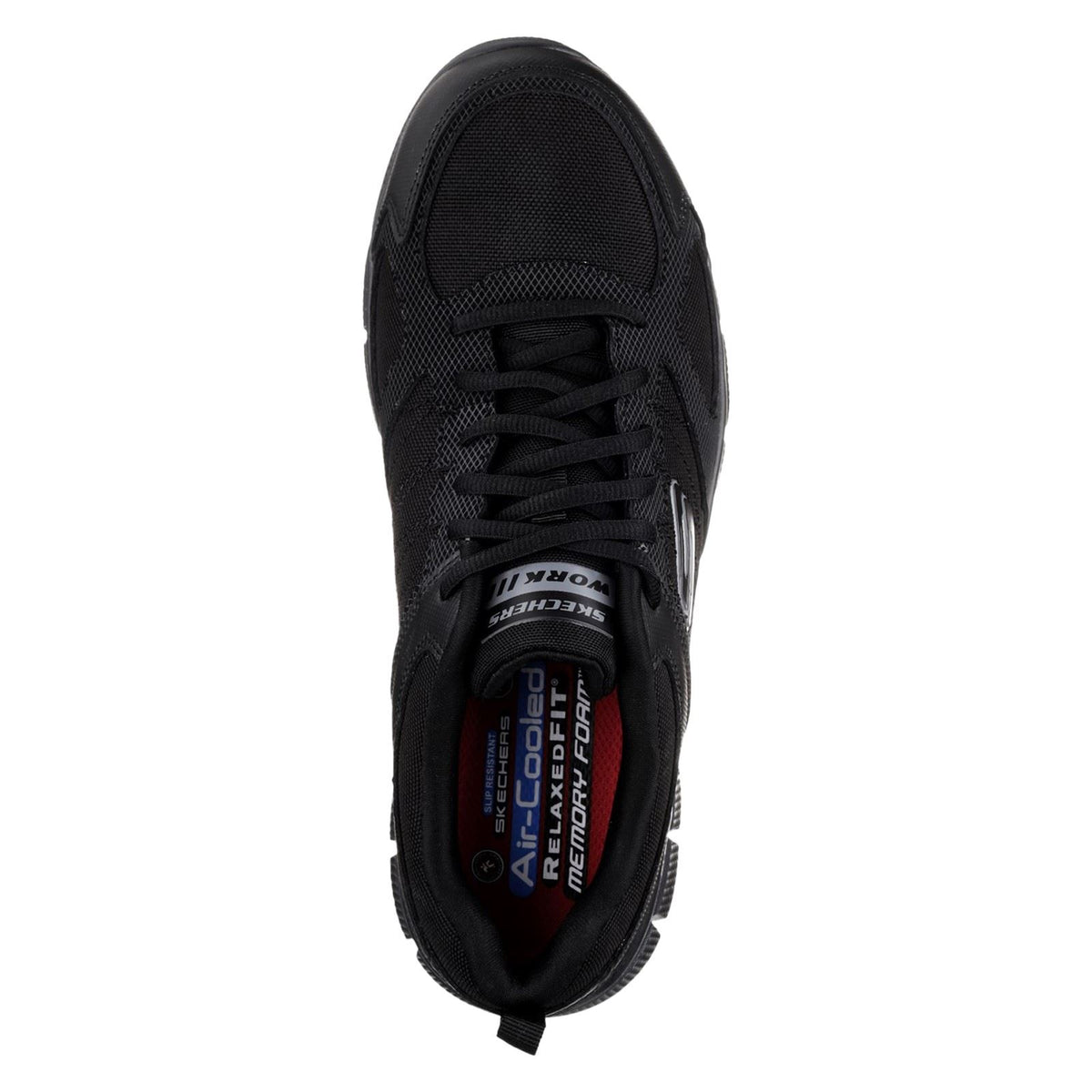 Skechers Workwear Telphin Sanphet Leather Men's Black Safety Trainers