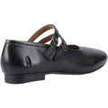 Hush Puppies Nancy Mary Jane Leather Women's Black Leather Shoes
