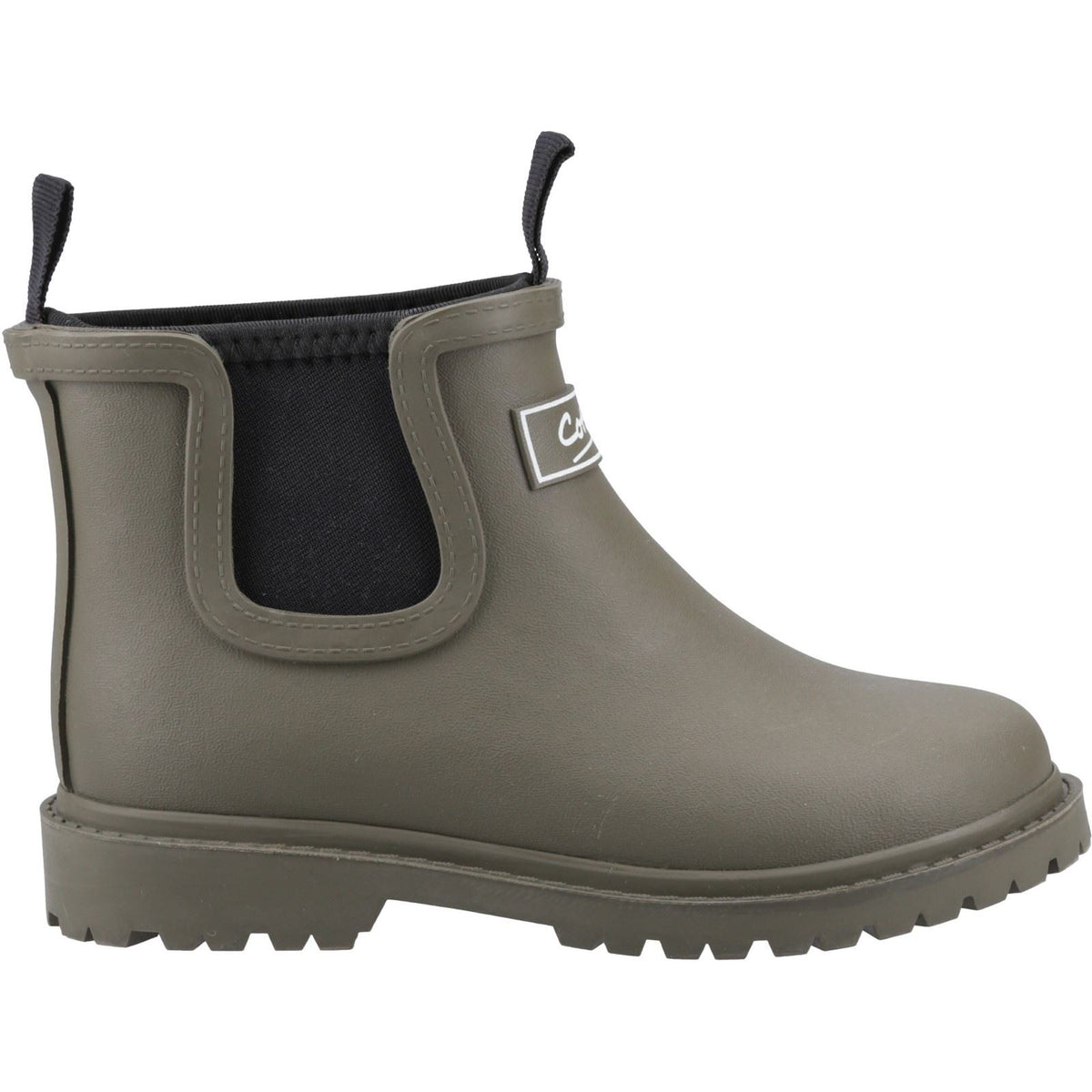 Cotswold Kids Barton Synthetic Khaki Wellington Boots