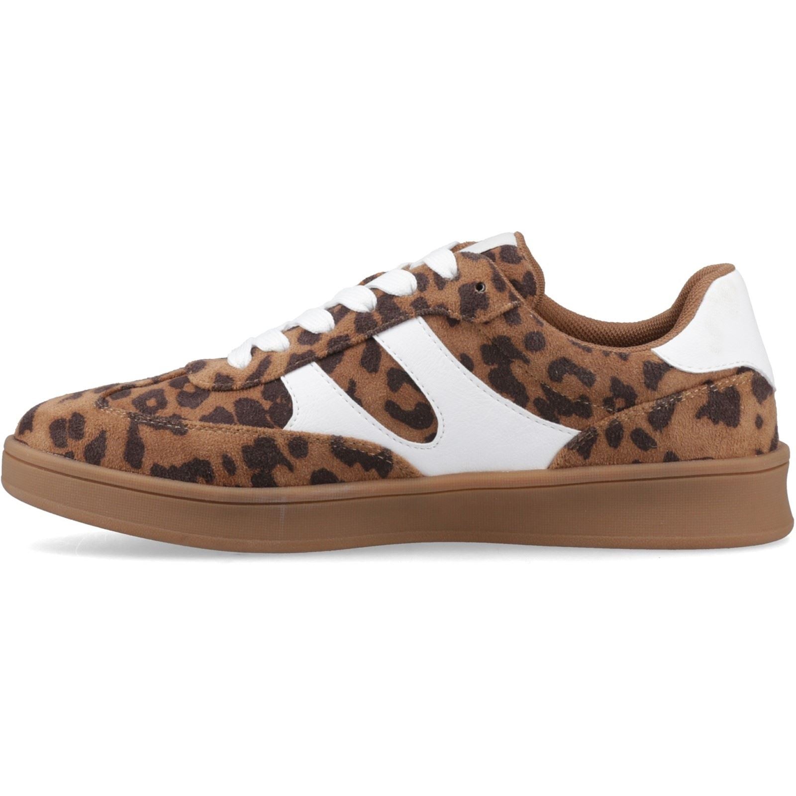 Hush Puppies Maura Textile Textile Women's Leopard Trainers
