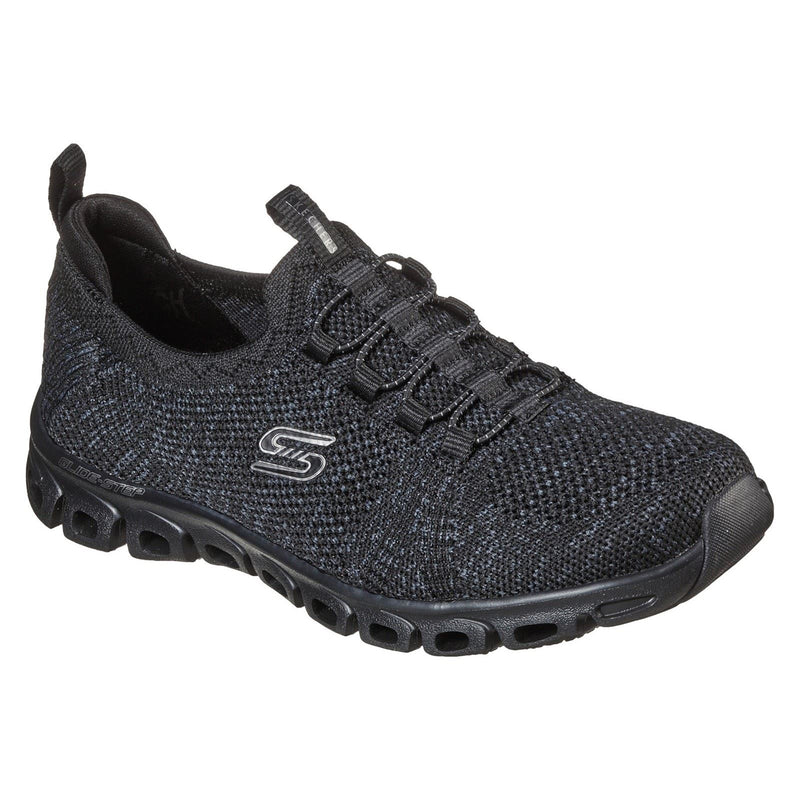 Skechers Glide Step Textile Women's Black Trainers
