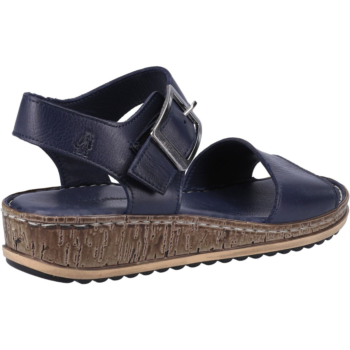 Hush Puppies Ellie Leather Women's Navy Sandals