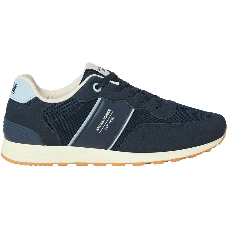 Jack & Jones Spirit Runner Synthetic Men's Navy Blazer/Glacier Ice Trainers