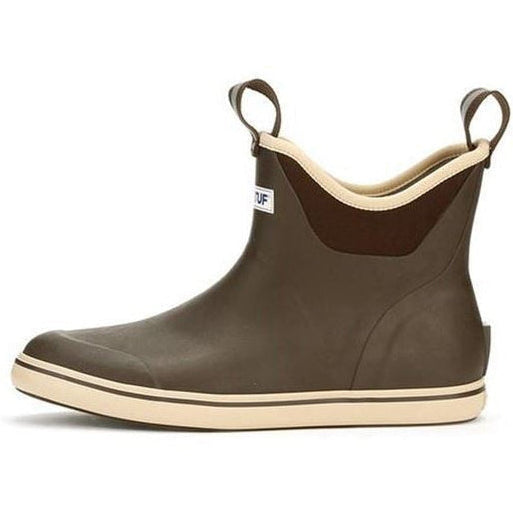 Xtratuf Ankle Deck Rubber Brown Wellington Boots