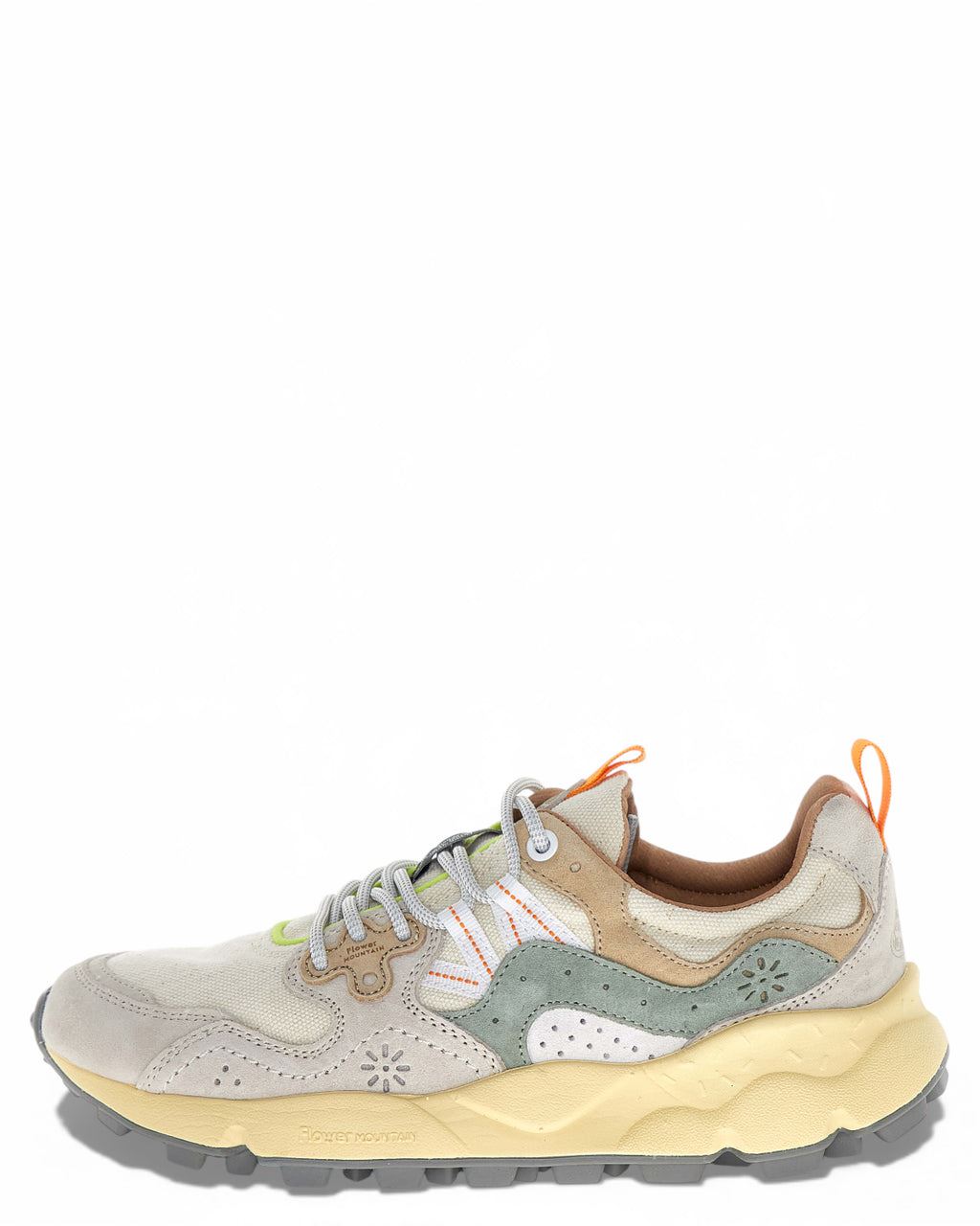 Flower Mountain Yamano 3 Off White/Green Trainers