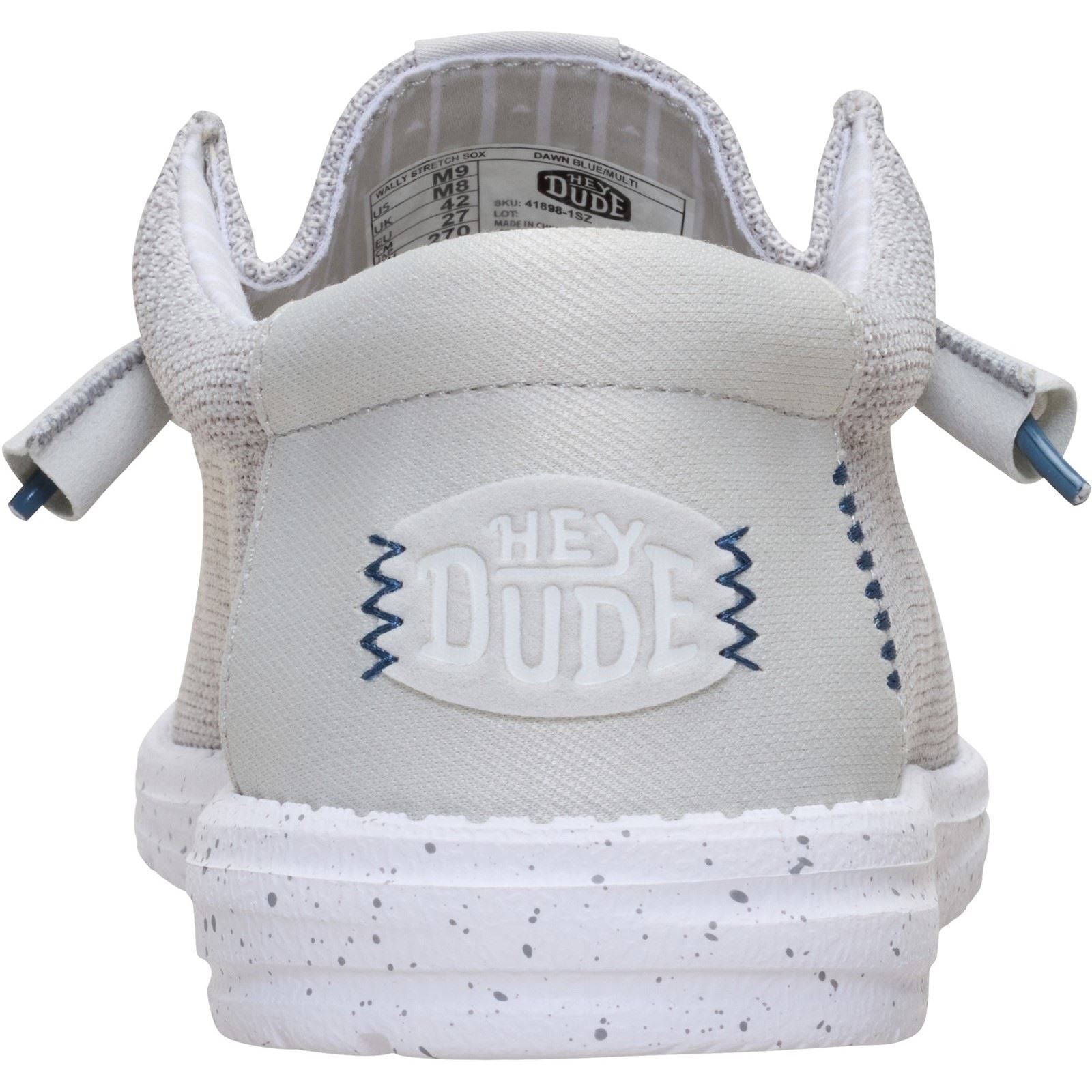 HEYDUDE Wally Stretch Sox Polyester Men's Dawn Blue/Multi Loafers