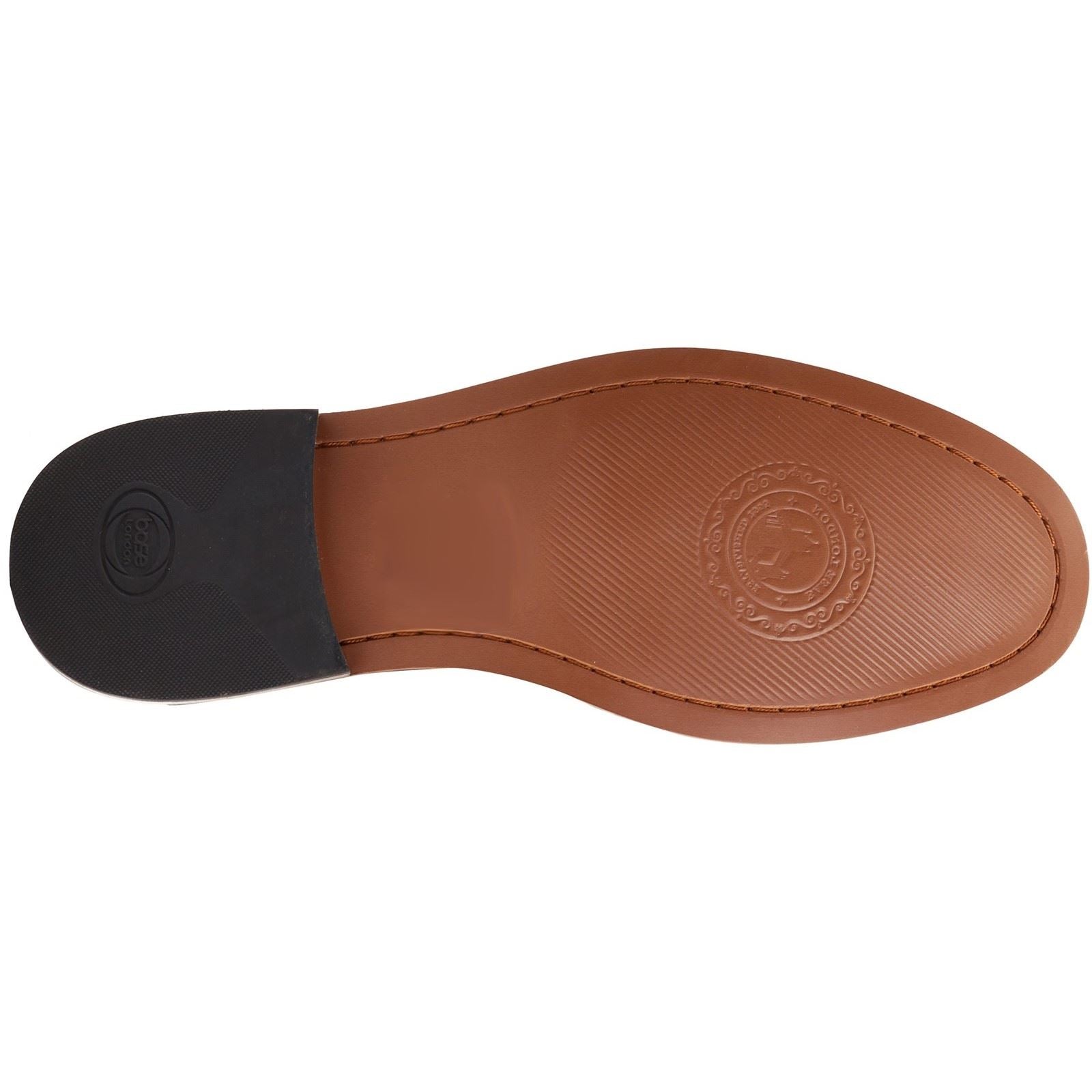 Base London Madison Leather Men's Tan Loafers