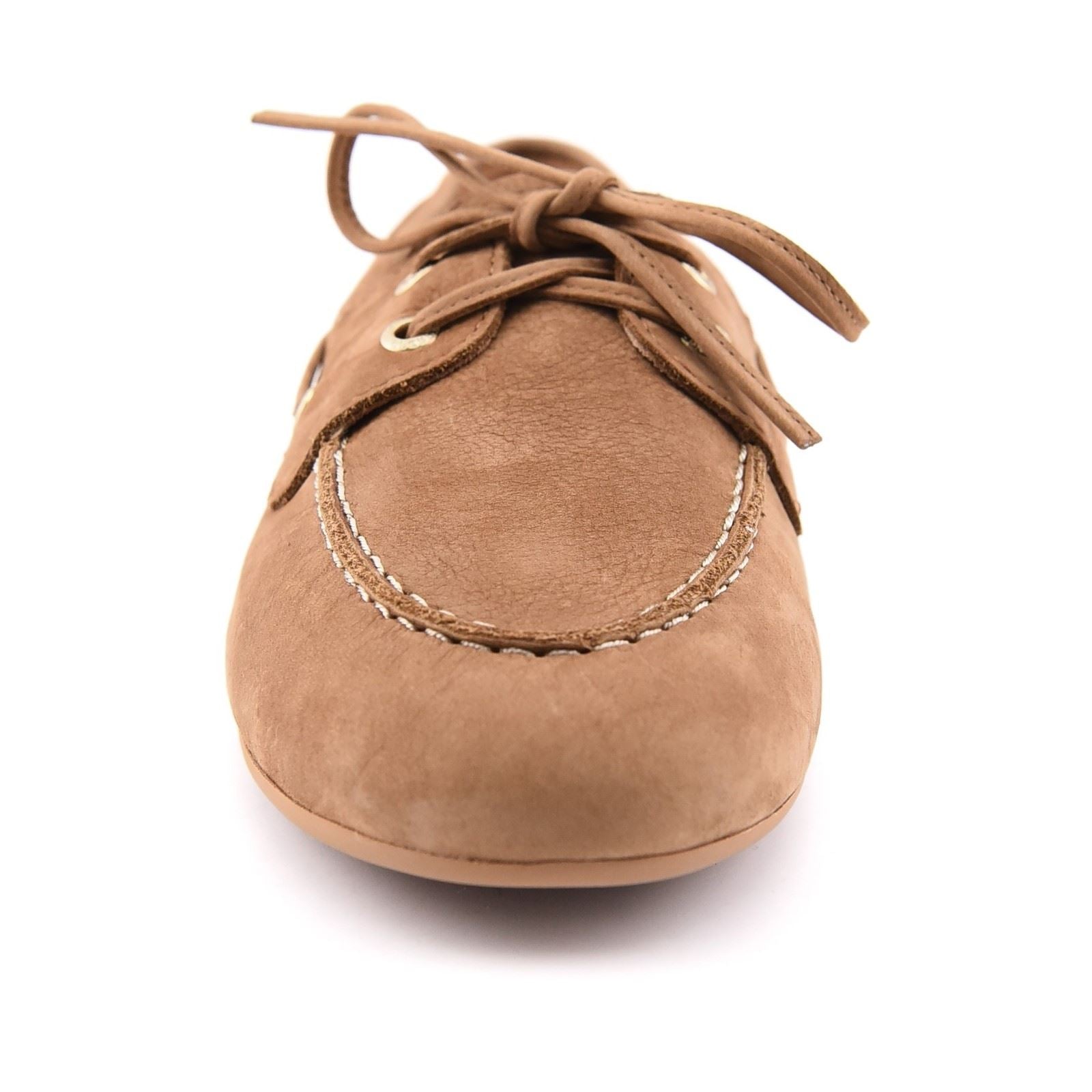 Sperry Slim Boat Leather Women's Tan Boat Shoes