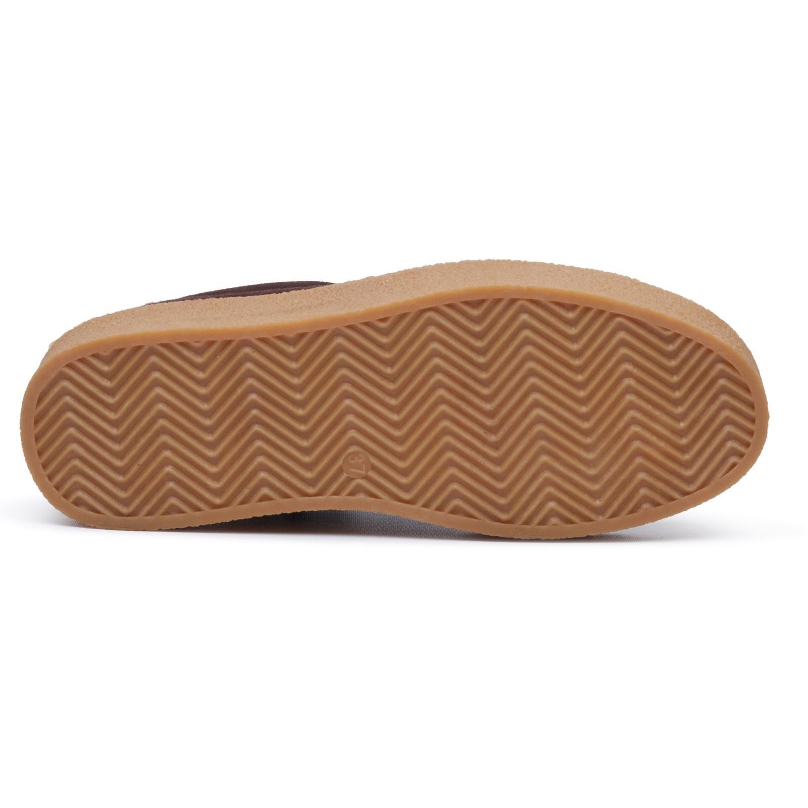 Hush Puppies Brinlee Fur Suede Women's BROWN Trainers