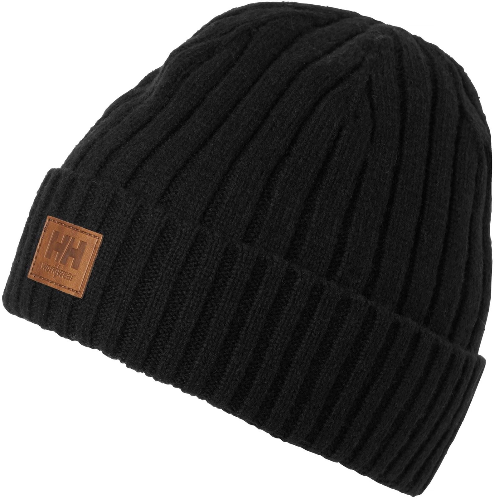 Helly Hansen Workwear Classic Wool Cuff Black Beanie Hat
