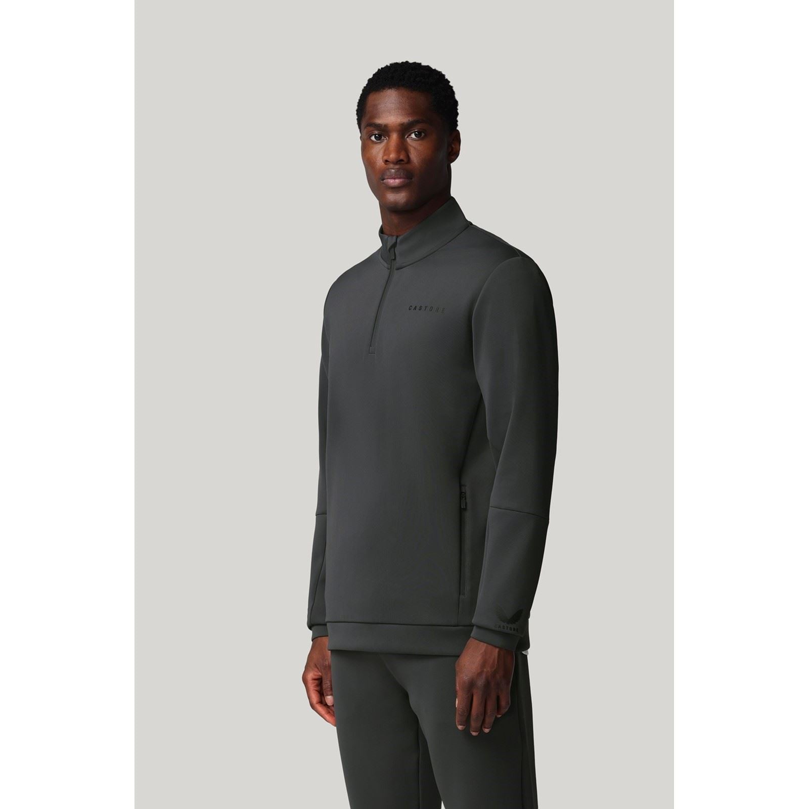 Castore Flex 1/4 Zip Men's Grey Sweatshirt