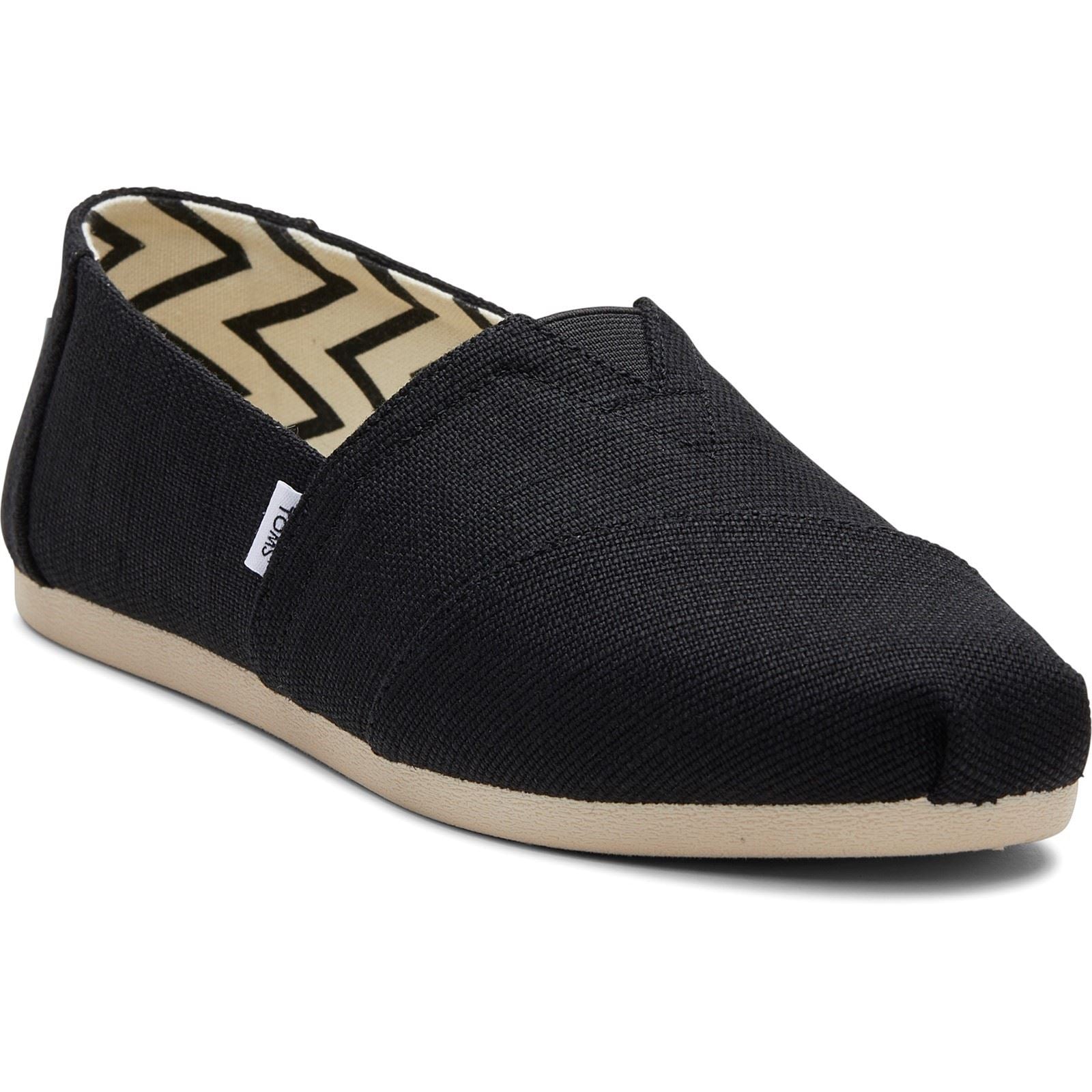 TOMS Alpargata Classic Cotton Women's Black Espadrilles