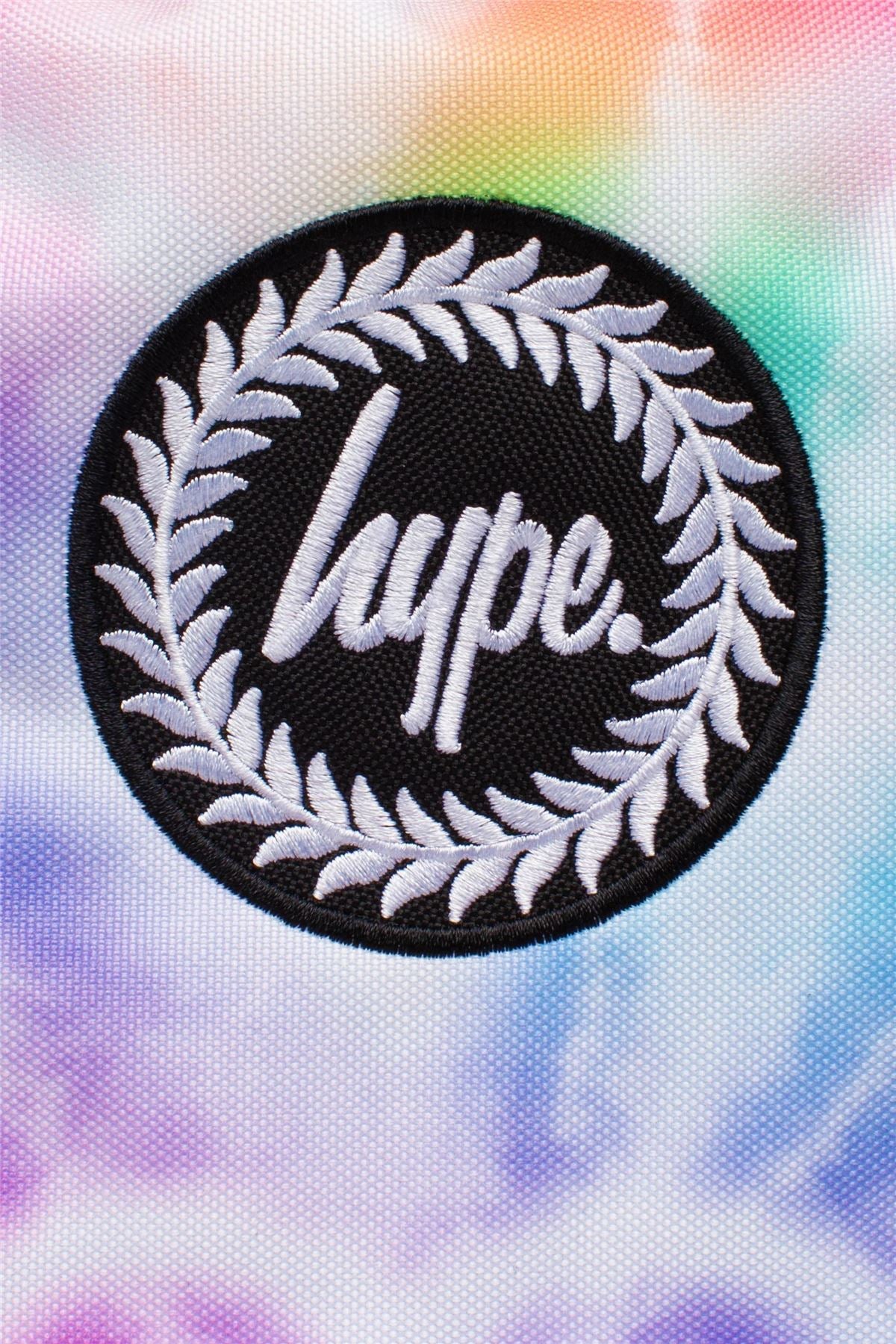 Hype Iconic Girl's Rainbow Heart Tie Dye Backpack