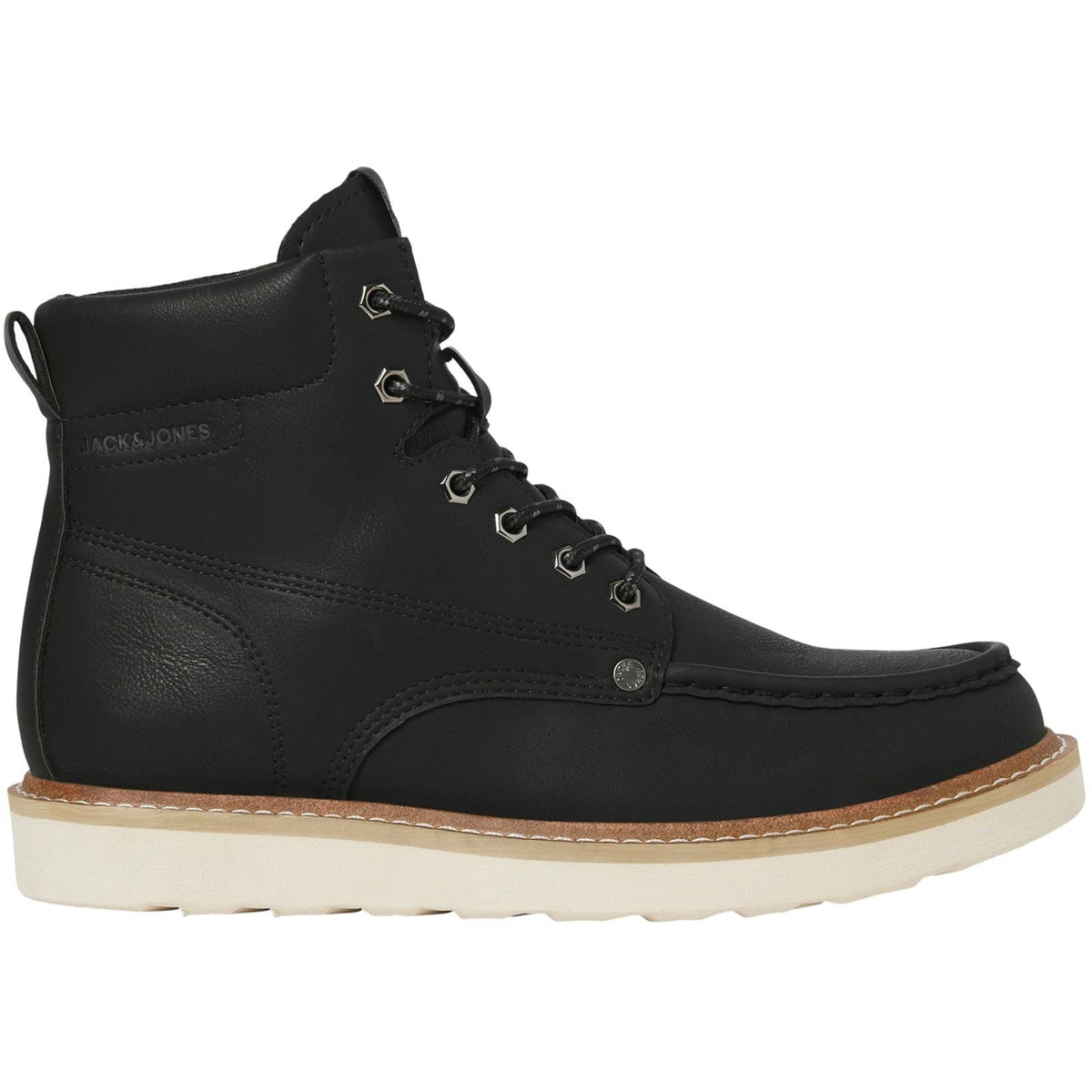 Jack & Jones Archway Moc Polyurethane Men's Anthracite Ankle Boots