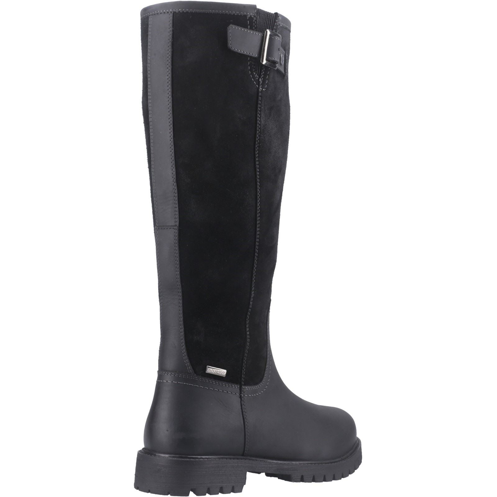 Hunter Canna Tall Boot Leather Women's Black Boots
