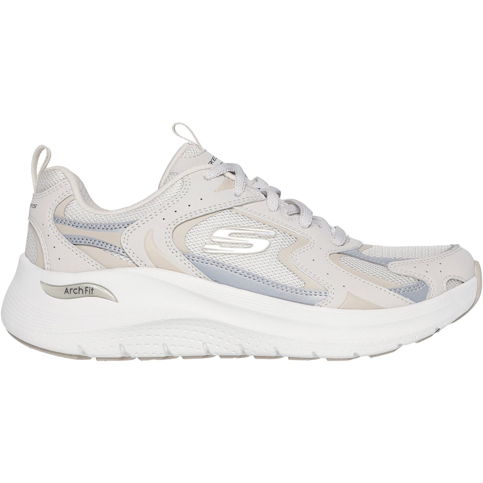 Skechers Arch Fit 2.0 Vintage Luxe Leather Women's Natural Trainers