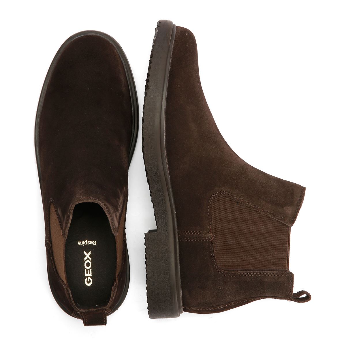 Geox Massimiano B Suede Men's Dark Brown Boots