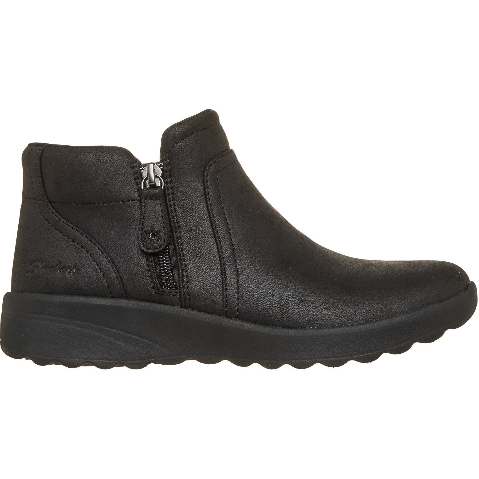Skechers Lovely Vibe Forever Mine Textile Women's Black Boots
